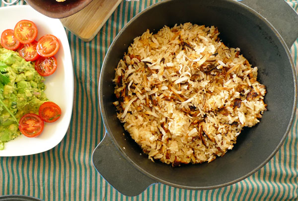 Columbian Toasted Coconut Rice