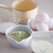 Japanese matcha roll cake ingredients