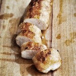 My seafood sausage, an homage to Chanterelle