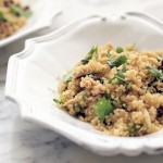 Pantry Basics: Lemon & Mint Quinoa Salad with Mackerel