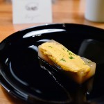 Recipe: Uni encased in tomato water jelly