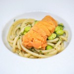 A base recipe for serving Uni (sea urchin) with pasta