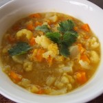 One-pot wonder: cauliflower and red lentil soup