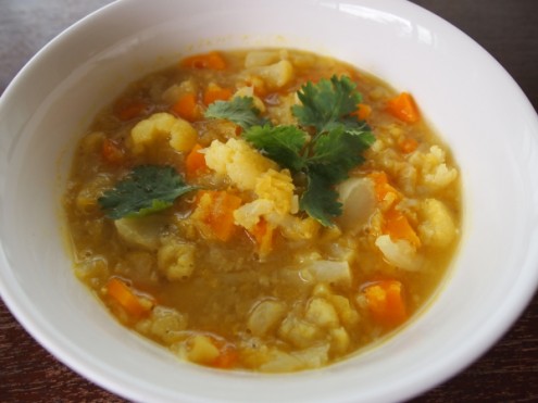 Chubby Hubby - One-pot wonder: cauliflower and red lentil soup