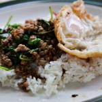 Thai Krapow Gai (minced chicken with holy basil)