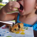 Blueberry, lemon and buttermilk muffins